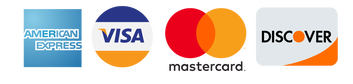 American Express - Visa - Mastercard - Discover